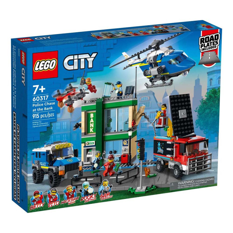 LEGO City - Police Chase at the Bank 60317 - Voorkant Doos