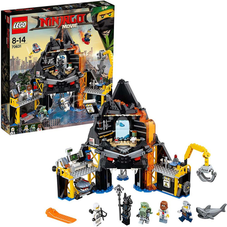 LEGO Ninjago - Garmadons Volcano Lair 70631 Voorkant Doos met Set