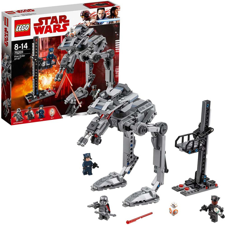LEGO Star Wars - First Order AT-ST 75201 Voorkant Doos met Set