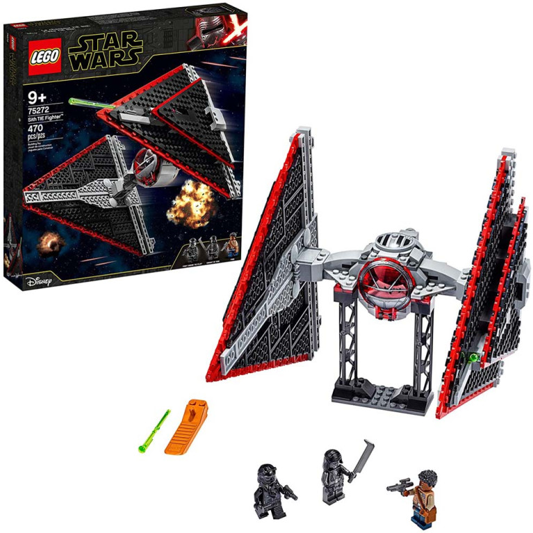 LEGO Star Wars - Sith TIE Fighter 75272 Voorkant Doos met Set
