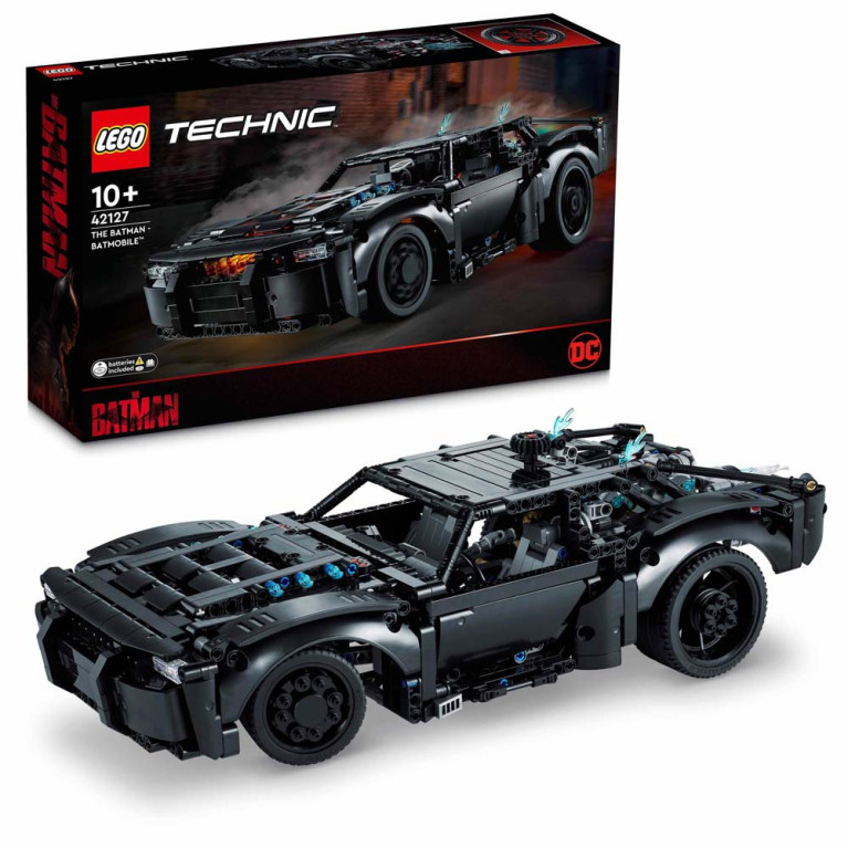 LEGO Technic - The Batman Batmobile 42127  - Voorkant Doos met Set