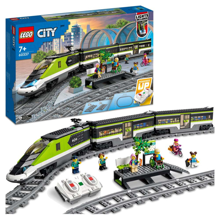 LEGO City - Express Passenger Train  - Voorkant Doos met Set