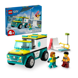 LEGO City - Emergency Ambulance and Snowboarder 60403