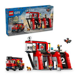 LEGO City - Fire Station with Fire Truck 60414