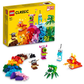 LEGO Classic - Creative Monsters 11017 - Voorkant Doos met Set