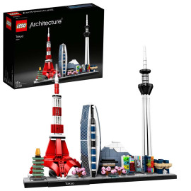 LEGO Architecture - Tokyo 21051 Voorkant Doos met Set