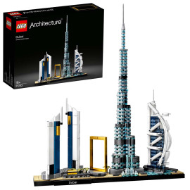 LEGO Architecture - Dubai 21052 Voorkant Doos met Set