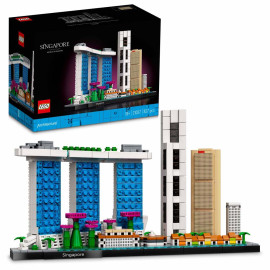 LEGO Architecture - Singapore 21057 - Voorkant Doos met set
