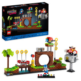 LEGO Ideas - Sonic the Hedgehog Green Hill Zone 21331 Voorkant Doos met Set