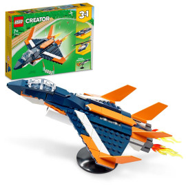 LEGO Creator - Super Sonic Jet 31126 - Voorkant Doos met Set