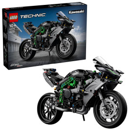 LEGO Technic - Kawasaki Ninja H2R Motorcycle 42170 - doos en gebouwd model