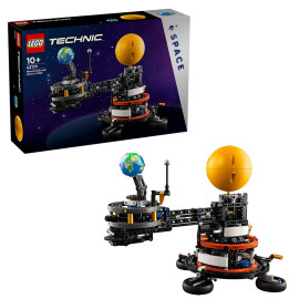 LEGO Technic - Planet Earth and Moon in Orbit 42179 - doos en gebouwd model