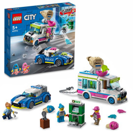 LEGO City - Ice Cream Truck Police Chase 60314 - Voorkant Doos met Set