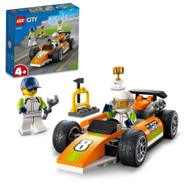 LEGO City - Race Car 60322 - Voorkant Doos met Set