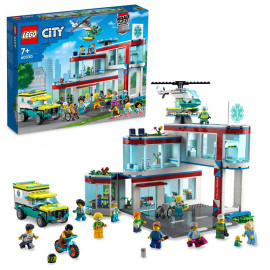LEGO City - Hospital 60330 - Voorkant Doos met Set