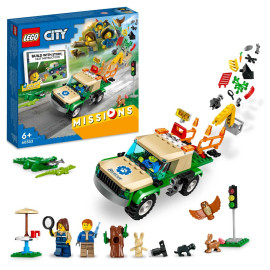 LEGO City - Wild Animal Rescue Missions - Voorkant Doos met Set