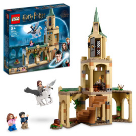 LEGO Harry Potter - Hogwarts Courtyard: Sirius Rescue 76401  - Voorkant Doos met Set
