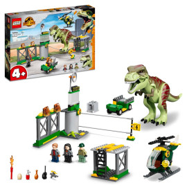 LEGO Jurassic World - T. rex Dinosaur Breakout 76944 - Voorkant Doos met Set