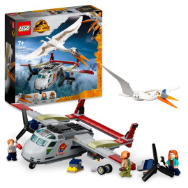 LEGO Jurassic World - Quetzalcoatlus Plane Ambush 76947- Voorkant Doos met Set