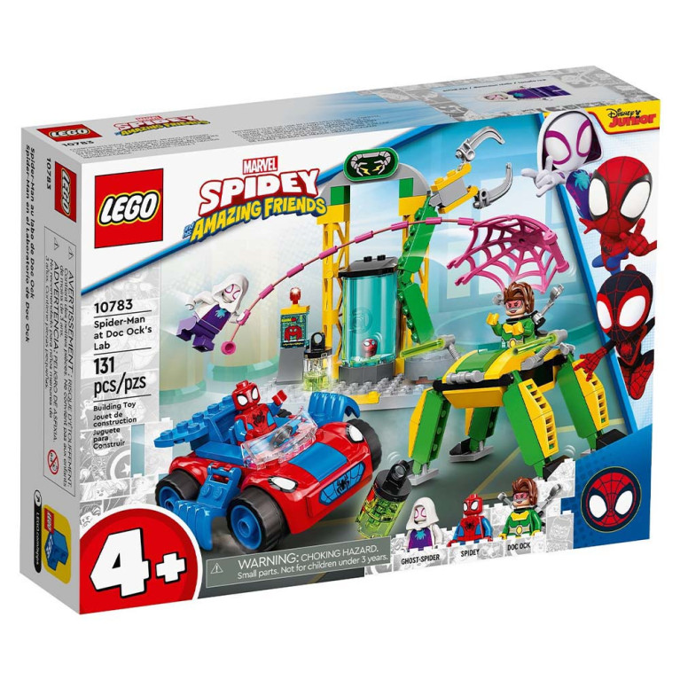 LEGO Marvel Spiderman - Spider-Man at Doc Ocks Lab 10783 - Voorkant Doos