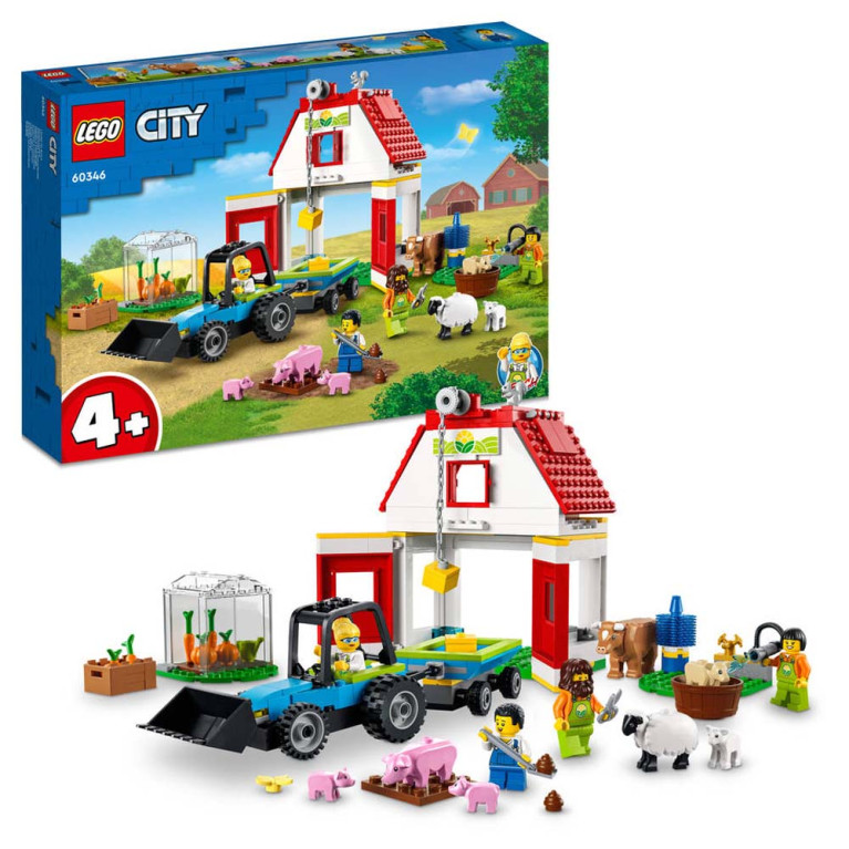 LEGO City - Barn & Farm Animals 60346 - Voorkant
