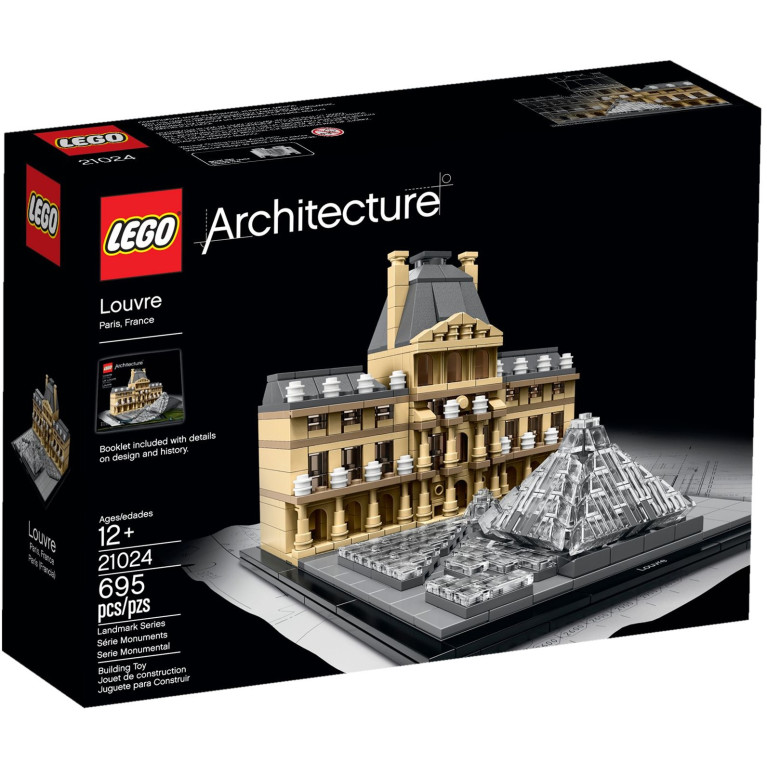 LEGO Architecture - Louvre 21024 Doos voorkant