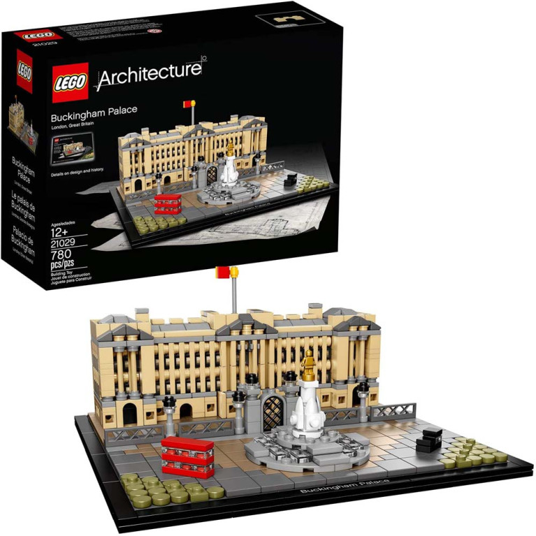 LEGO Architecture - Buckingham Palace 21029 Voorkant Doos met Set