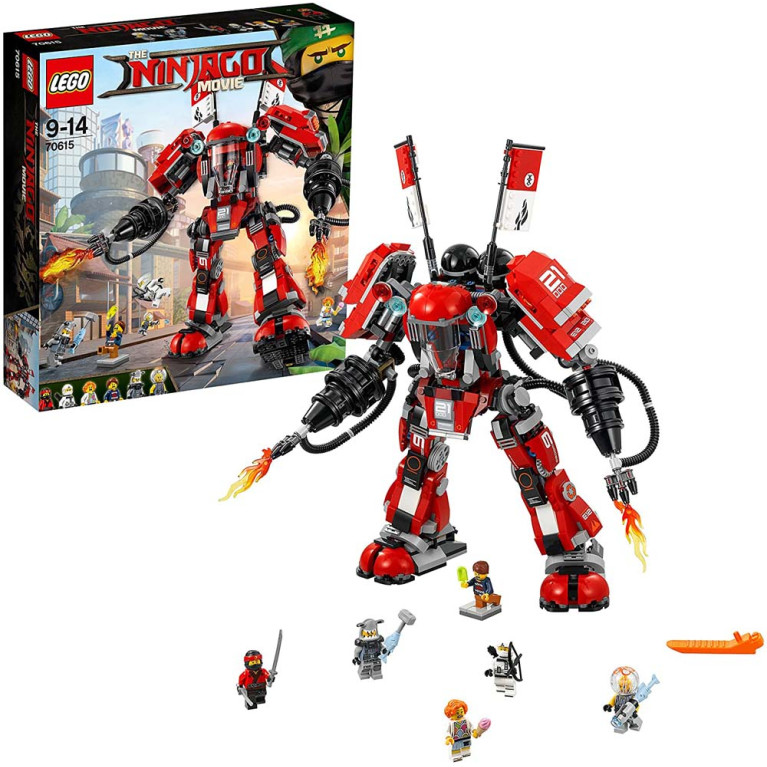 LEGO Ninjago - Fire Mech 70615 Voorkant Doos met Set