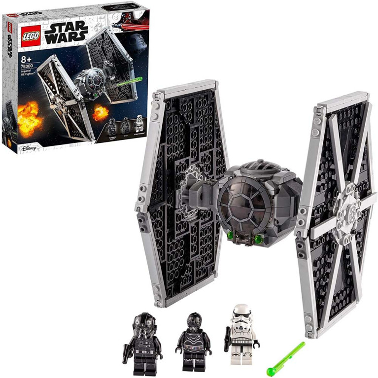 LEGO Star Wars - Imperial TIE Fighter 75300 Voorkant Doos met Set