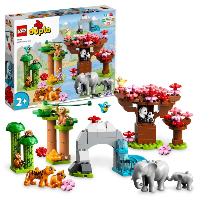 LEGO DUPLO - Wild Animals of Asia  - Voorkant Doos met Set