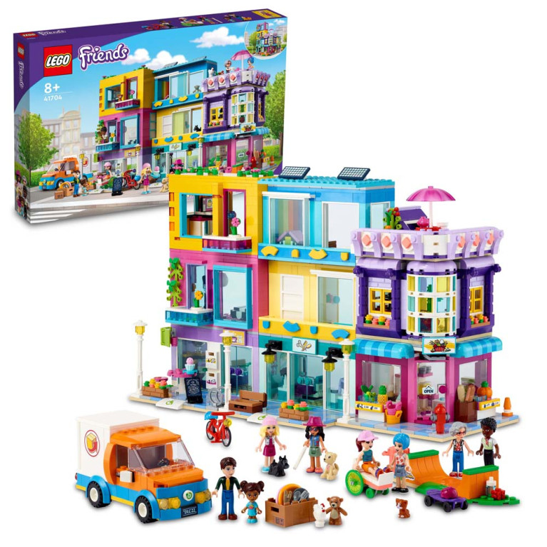 LEGO Friends - Apartment Block 41704 - Voorkant Doos met Set