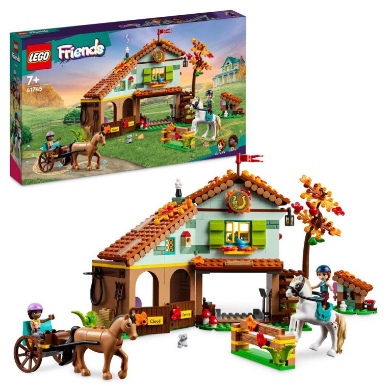 LEGO Friends - Autumns Horse Stable 41745 - voorkant doos
