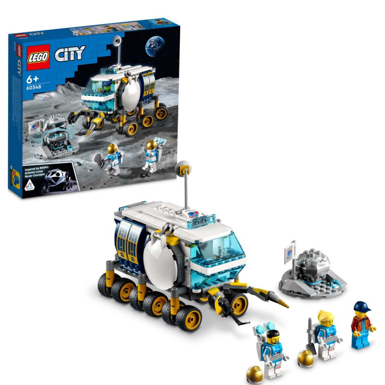 LEGO City - Moon Rover 60348  - Voorkant Doos met Set