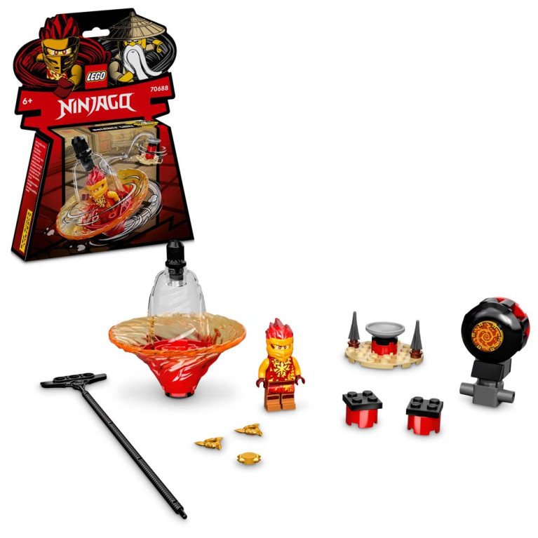 LEGO Ninjago - Kai's Spinjitzu Ninja Training 70688  - Voorkant Doos met Set