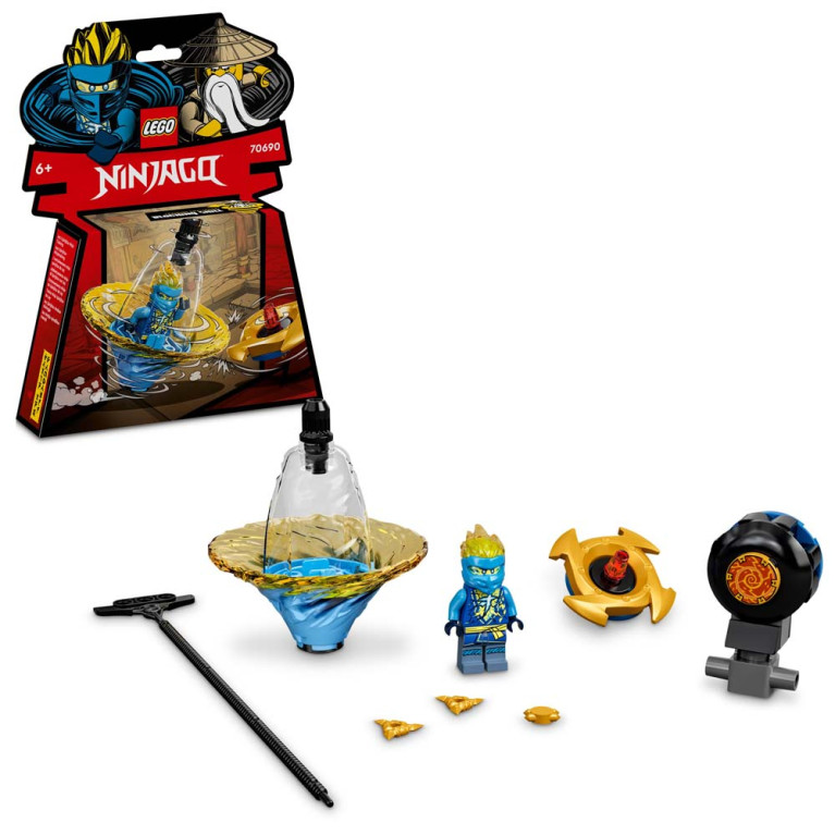 LEGO Ninjago - Jay's Spinjitzu Ninja Training 70690  - Voorkant Doos met Set