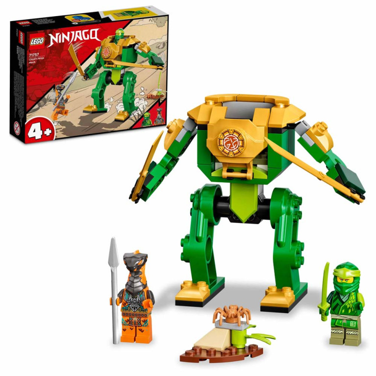 LEGO Ninjago - Lloyds Ninja-Mech 71757 - Voorkant Doos met Set
