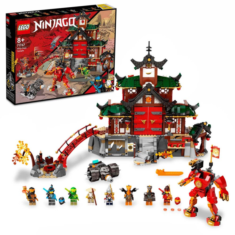 LEGO Ninjago - Ninja Dojo Temple 71767 - Voorkant doos met set
