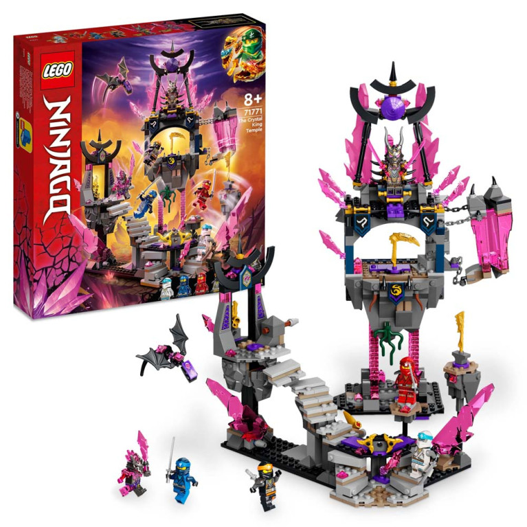 LEGO Ninjago - Crystal King Temple 71771  - Voorkant Doos met Set