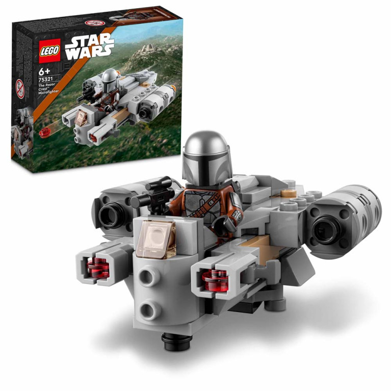 LEGO Star Wars - The Razor Crest™ Microfighter 75321 - Voorkant Doos met Set