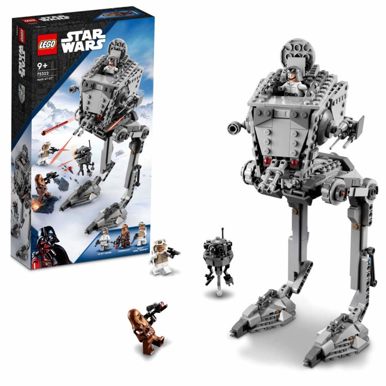 LEGO Star Wars - Hoth™ AT-ST™ 75322 - Voorkant Doos met Set