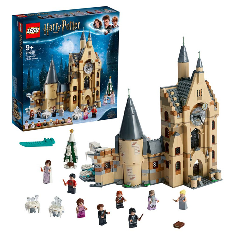 LEGO Harry Potter - Hogwarts Clock Tower 75948 Voorkant Doos met Set
