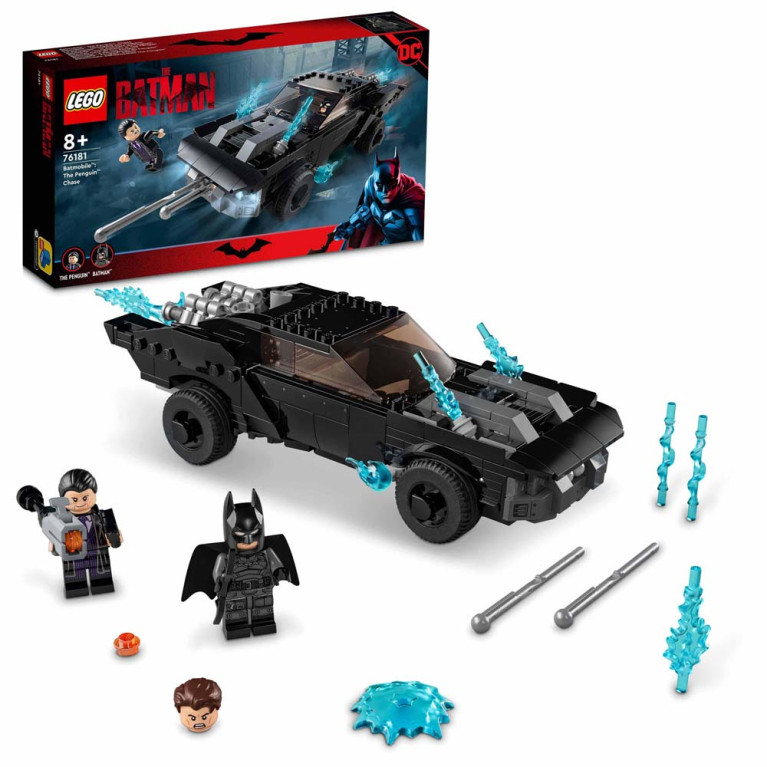 LEGO DC Comics Super Heroes - Batmobile™: The Penguin™ Chase 76181 - Voorkant Doos met Set