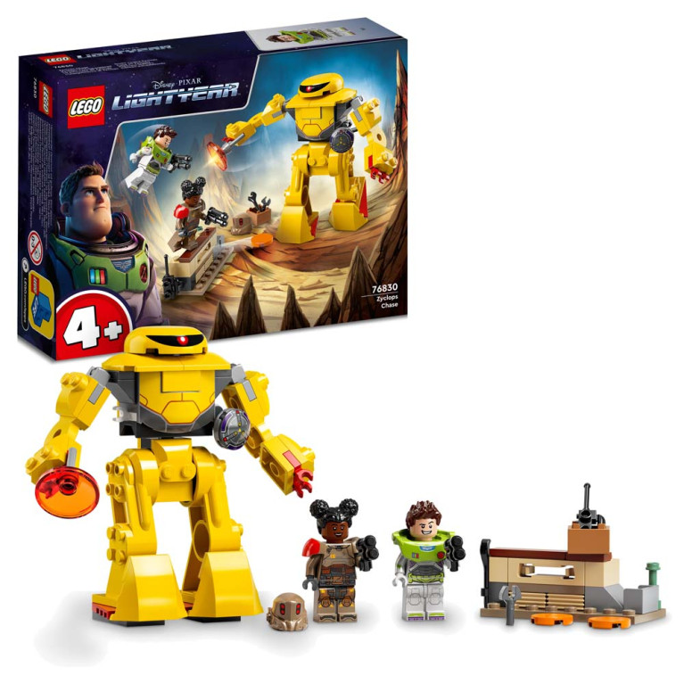 LEGO Lightyear - Zyclops Chase 76830 - Voorkant Doos met Set