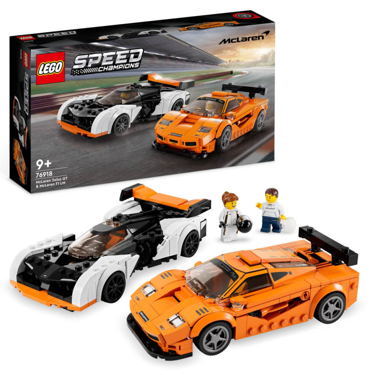 LEGO Speed Champions - McLaren Solus GT & McLaren F1 LM 76918