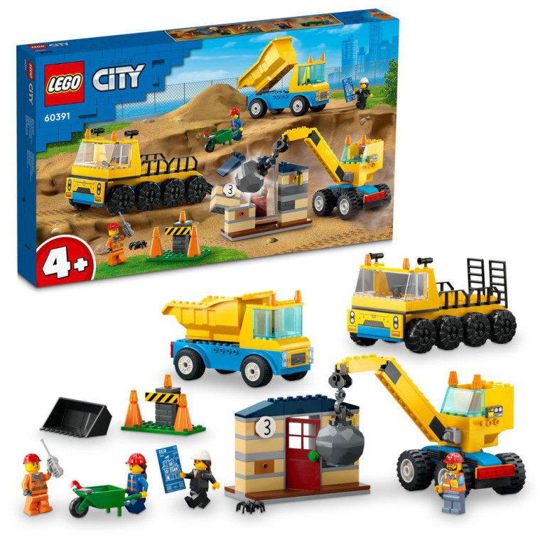 LEGO City - Construction Trucks and Wrecking 60391