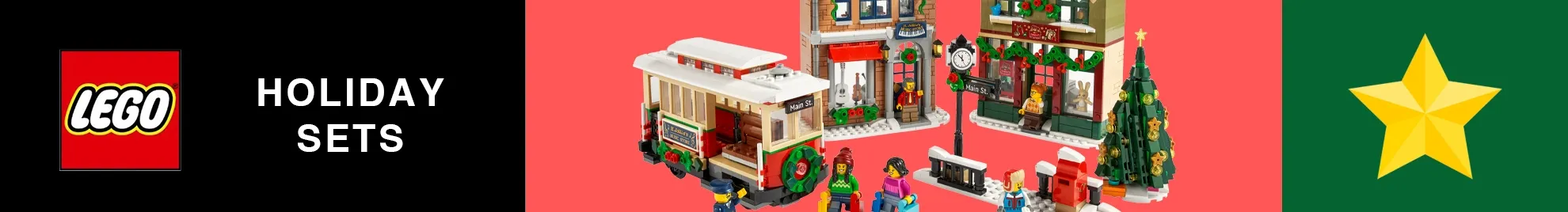 LEGO Holiday sets banner